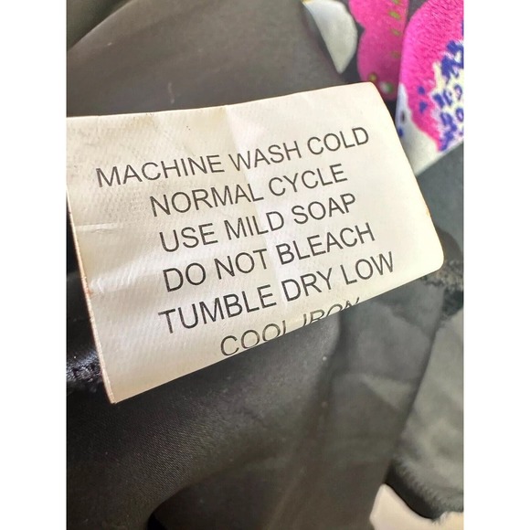 Eshakti Floral Butterfly Bird Dress V-Neck Cap Sleeve A-Line Plus Size 3X 26W - Picture 7 of 16